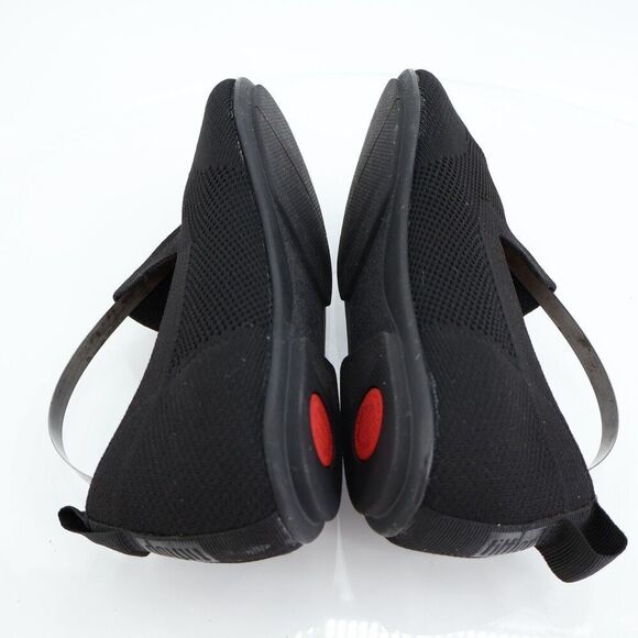 FitFlop Allegro Shoes 7 Loafer Black Textile Knit Slip On Ballet Flats - Picture 7 of 11